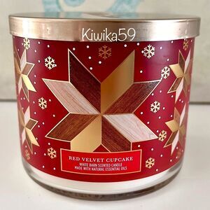 Bath & Body Works Red Velvet Cupcake Candle